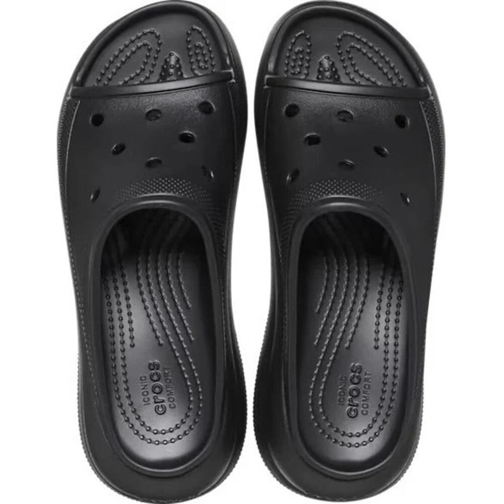 Crocs Crush Slide Sandal in Black Women's Size 10